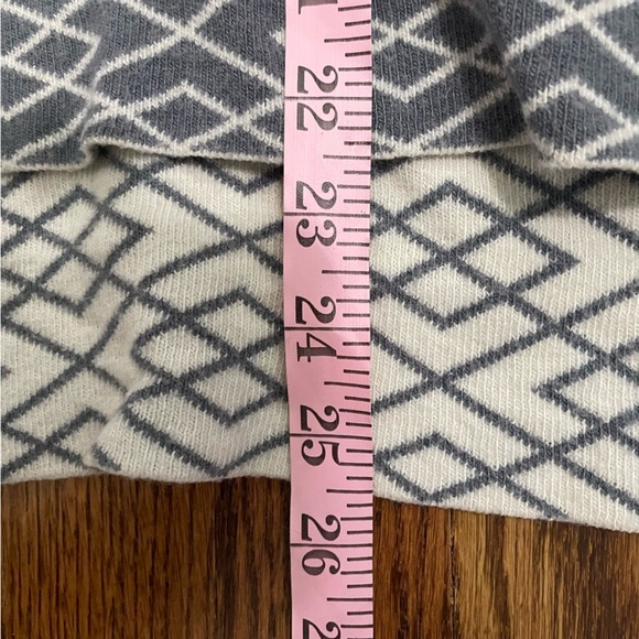 Anthropologie MOTH Fireside Sweater Gray Cream Alpaca Blend Cowlneck Size Small - Picture 4 of 11